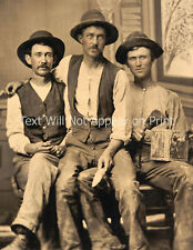 1870's-80's Painters, with Brushes & Paint Old Photo 8.5