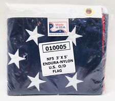 Endura-Nylon American USA Flag NF5 010005 Embroidered Reinforced 3'x5' - NEW picture