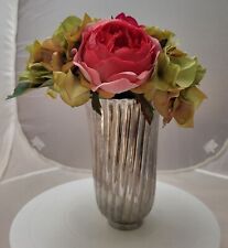 Signed Beautiful L' Objet Silver plated / Metal Vase 6 1/2