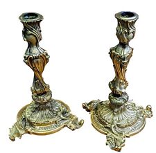 Superb Pair Of 19th. C. Louis XV Gilt Bronze Candlesticks  by Abbott  (England) picture
