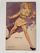 1940's Pinup Girl Picture Mutoscope Card- Zoe Mozert- Pursuit Type picture