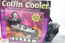 Open Box Vintage 1997 Scream Ghost Face Coffin Cooler 2' Long Halloween Prop picture