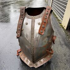 Vintage French Knight's Chest Armor Breast And Back Plate picture