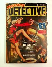 Private Detective Stories Pulp Sep 1942 Vol. 11 #4 GD+ 2.5 picture