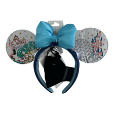Disney World 4 Parks Minnie Mouse Ears -Light-Up- 2024 +Charger (New With Tags) picture