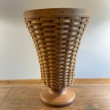 2003 Longaberger Collectors Club Basket Floral Vase And Plastic Liner picture