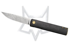 FOX KNIVES Chnops FX-543DCF Damasteel Bronzed Titanium Carbon Fiber Pocket Knife picture