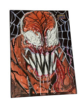 Marvel Black Diamond Sketch card Carnage by Brad Voth Spider-Man Masterpieces picture