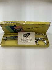 Pinking Shears Vintage Wiss Model E  With Original Box Made In USA picture
