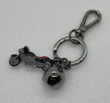 Rare Winko International Motorcycle And Helmet Keychain Chrome Metal Unique 7 picture