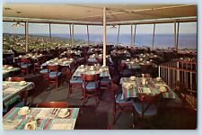 Duluth Minnesota Postcard Sky Room Restaurant Motel Panorama View Skyline c1960 picture