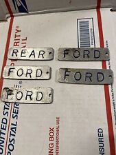 VINTAGE 1920’S FORD BODY TAGS METAL AUTOMOBILE TAGS picture