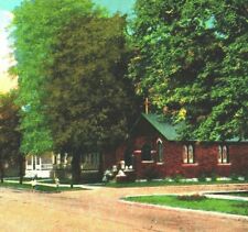 Mahoning Street View Episcopal Church Punxsutawney Pennsylvania PA 1910 Postcard picture