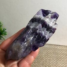 Raw Natural Dream Amethyst Mineral Quartz Crystal Polished Gem Stone 198g h327 picture