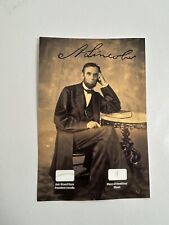 Abraham Lincoln Deathbed fabric & Hair Strand Relic President Death Bed Piece picture