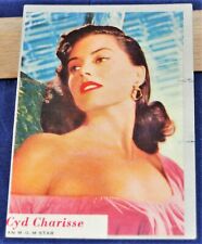 VINTAGE 1953 - TOPPS WHO Z AT STAR CARDS #53, CYD CHARISSE picture