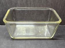 Glasbake 805 Clear Glass Loaf Pan Dish NO Lid (7.5