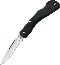 CASE XX KNIFE - BLACK MINI BLACKHORN LOCKBACK  #00253 - 3 1/8