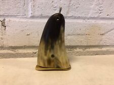 Antique Carved Steer Horn William IV English Snuff Mull picture