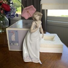 LLADRO Afternoon Promenade 7636 Collector Society Umbrella Figurine Mint in Box picture