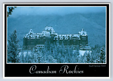 Vintage Postcard Canadian Rockies Banff Springs Hotel picture