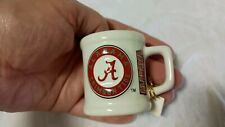 Vintage Alabama Football Miniature Mini Mug Shot Glass Toothpick Holder picture