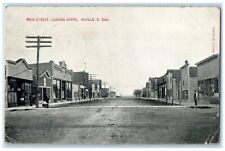 1911 Main Street Looking North Scene Revillo South Dakota SD Posted Postcard picture