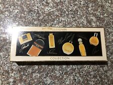 Vintage 6 Piece Designer Collection Mini Travel Size Perfume Gift Set picture