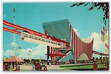 c1960's AMF Monorail New York Worlds Fair Unisphere New York NY Vintage Postcard picture
