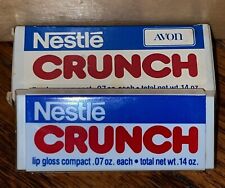 Vintage Avon Nestle Crunch Lip Gloss Compact with Box New Old Stock. picture