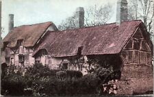 Ann Hathaways Historic Cottage Front View Stratford Great Britain DB Postcard picture