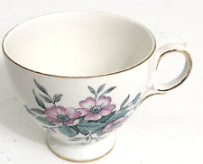 Coclough Vintage Tea Cup Pink Flowers Fine Bone China Porcelain England picture