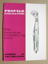 THE FOCKE-WULF Fw190D/Ta152 SERIES Profile Publications No 94 Aircraft 12 pages picture