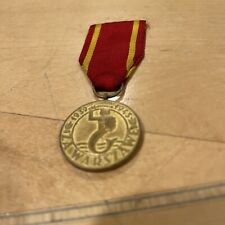 POLAND.MEDAL FOR DEFENSE OF WARSAW AND ITS LIBERATION,BRONZE 33mm.EST.1945. picture