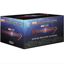 Marvel Collector Corps Box - The Marvels Funko POP #1265, #1266 Shirt Size M 🚚 picture