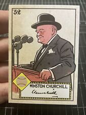 ‘52 Design Winston Churchill Baseball Card Art Print Trading Card  - by MPRINTS picture