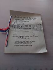 1993 August 28, Gastonville(PA) School 50th Anniversary Reunion Paper Program  picture