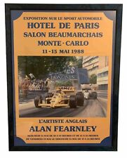 Hotel De Paris, Monte Carlo 1988, By Alan Fearnley FRAMED picture