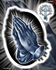 Rollin Low Praying Hands  6.5x5 inch sticker DECAL picture