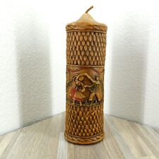 Decorative Wax Pillar Candle Figures Dancing - Vintage Collectibles picture
