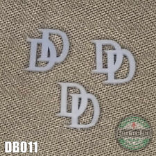 DB011 Daredevil buckle logo badge 10mm 3pc set use with 6