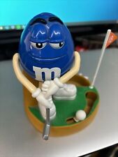 M&M's Blue Putting Golfer Candy Dispenser Hole 18-Excellent Conditions-2000 Mars picture
