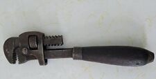 Vintage Antique - Stillson #6 - Adjustable Monkey Pipe Wrench With Wooden Handle picture