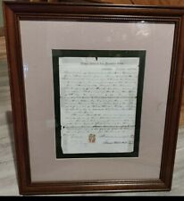 Railway industry contract of 1863 signed by Samuel Hallett and Richard Norris picture