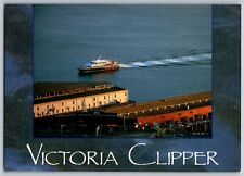 Victoria Clipper Boats at the Pier - Steamship - Vintage Postcard 4x6 - Unposted picture