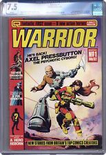 Warrior UK #1 CGC 7.5 1982 3776824001 1st app. Alan Moore's MarvelMan picture