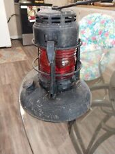 Vintage Embury Traffic Gard kerosene Lantern No. 40 w/ red glass picture
