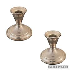 Towle Silver Plated  Weighted & Reinforced Candle Stick Holder 2.75