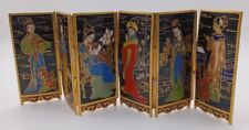 Mini Screen Divider Vintage Oriental with Beautiful Designs picture