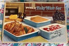 Vintage Pyrex Horizon Blue Bake Ware Set in Original Box picture